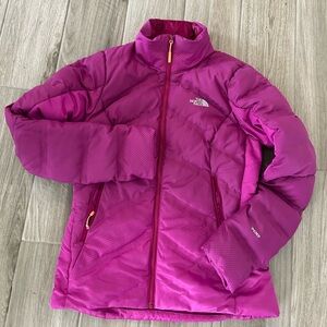 The North Face Fuchsia Puffer Jacket